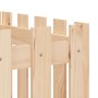 Arriate elevado jardín con valla madera maciza pino 200x50x50cm by vidaXL, Pots and planters - Ref: Foro24-832507, Price: 54,...