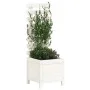 Blumenkasten-Regal aus massiver Kiefer in Weiß 39x39,5x114 cm von vidaXL, Töpfe und Pflanzgefäße - Ref: Foro24-832518, Preis:...