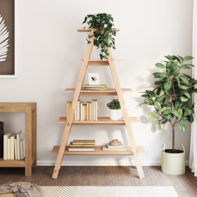 Estantería 5 niveles forma A madera maciza pino 110x40x180,5 cm by vidaXL, Bookcases and shelves - Ref: Foro24-832331, Price:...