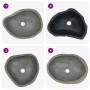 Lavabo ovalado piedra de río (37-46)x(29-36) cm