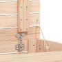 Cesto para la ropa sucia madera maciza de pino 88,5x44x66 cm de vidaXL, Cestas para ropa - Ref: Foro24-832319, Precio: 100,13...