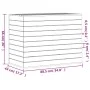 Cesto para la ropa sucia madera maciza de pino 88,5x44x66 cm de vidaXL, Cestas para ropa - Ref: Foro24-832319, Precio: 99,26 ...