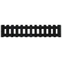Arriate elevado jardín con valla madera pino negro 150x30x30cm by vidaXL, Pots and planters - Ref: Foro24-832489, Price: 42,5...