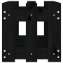 Arriate elevado jardín con valla madera pino negro 150x30x30cm by vidaXL, Pots and planters - Ref: Foro24-832489, Price: 42,5...