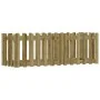 Arriate elevado jardín valla madera impregnada pino 150x50x50cm by vidaXL, Pots and planters - Ref: Foro24-832496, Price: 49,...