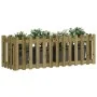 Arriate elevado jardín valla madera impregnada pino 150x50x50cm by vidaXL, Pots and planters - Ref: Foro24-832496, Price: 49,...