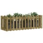Arriate elevado jardín valla madera impregnada pino 150x50x50cm by vidaXL, Pots and planters - Ref: Foro24-832496, Price: 49,...
