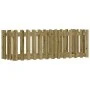 Arriate elevado jardín valla madera impregnada pino 150x50x50cm by vidaXL, Pots and planters - Ref: Foro24-832496, Price: 49,...