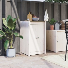 Puertas de cocina exterior madera maciza pino blanco 50x9x82 cm by vidaXL, cabinet doors - Ref: Foro24-832359, Price: 32,21 €...