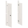 Puertas de cocina exterior madera maciza pino blanco 50x9x82 cm de vidaXL, Puertas de armarios - Ref: Foro24-832359, Precio: ...