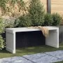 Banco de jardín extensible madera pino blanco 212,5x40,5x45 cm by vidaXL, garden benches - Ref: Foro24-832526, Price: 113,73 ...