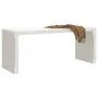 Banco de jardín extensible madera pino blanco 212,5x40,5x45 cm by vidaXL, garden benches - Ref: Foro24-832526, Price: 113,73 ...
