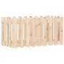 Arriate elevado jardín con valla madera maciza pino 100x50x50cm by vidaXL, Pots and planters - Ref: Foro24-832477, Price: 35,...