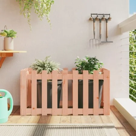 Arriate elevado jardín valla madera maciza Douglas 100x50x50 cm by vidaXL, Pots and planters - Ref: Foro24-832480, Price: 36,...
