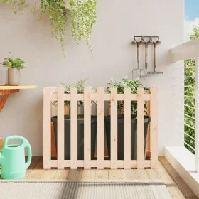 Arriate elevado jardín con valla madera maciza pino 100x50x70cm by vidaXL, Pots and planters - Ref: Foro24-832482, Price: 41,...