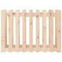 Arriate elevado jardín con valla madera maciza pino 100x50x70cm de vidaXL, Maceteros y jardineras - Ref: Foro24-832482, Preci...