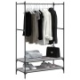 Perchero con estantes madera de ingeniería Sonoma gris by vidaXL, Dresser Organizers and Bar Hangers - Ref: Foro24-834203, Pr...