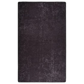 Alfombra lavable antideslizante gris antracita 120x170 cm