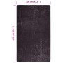 Waschbarer rutschfester Teppich in Anthrazitgrau, 120x170 cm. von vidaXL, Teppiche - Ref: Foro24-373990, Preis: 32,36 €, Raba...