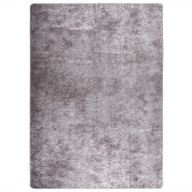 Alfombra lavable antideslizante gris 120x170 cm