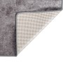 Alfombra lavable antideslizante gris 120x170 cm