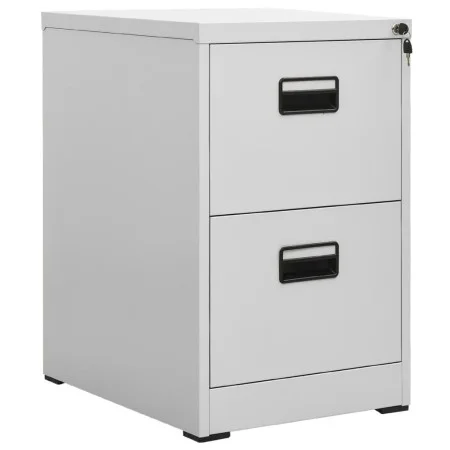 Aktenschrank aus grauem Stahl, 46 x 62 x 72,5 cm von vidaXL, Aktenschränke - Ref: Foro24-336271, Preis: 156,79 €, Rabatt: %