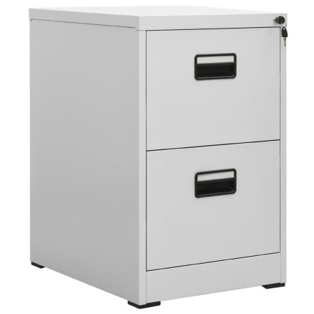 Gray steel filing cabinet 46x62x72.5 cm by vidaXL, Filing cabinets - Ref: Foro24-336271, Price: 156,68 €, Discount: %