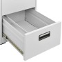 Aktenschrank aus grauem Stahl, 46 x 62 x 72,5 cm von vidaXL, Aktenschränke - Ref: Foro24-336271, Preis: 156,79 €, Rabatt: %