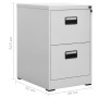Aktenschrank aus grauem Stahl, 46 x 62 x 72,5 cm von vidaXL, Aktenschränke - Ref: Foro24-336271, Preis: 156,79 €, Rabatt: %