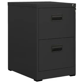 Aktenschrank aus anthrazitfarbenem Stahl, 46 x 62 x 72,5 cm von vidaXL, Aktenschränke - Ref: Foro24-336273, Preis: 130,73 €, ...