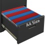 Armario archivador de acero antracita 46x62x72,5 cm de vidaXL, Armarios archivadores - Ref: Foro24-336273, Precio: 132,72 €, ...