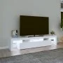TV-Schrank mit LED-Leuchten weiß 200x36,5x40 cm von vidaXL, TV-Möbel - Ref: Foro24-3152810, Preis: 157,24 €, Rabatt: %