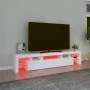 TV-Schrank mit LED-Leuchten weiß 200x36,5x40 cm von vidaXL, TV-Möbel - Ref: Foro24-3152810, Preis: 157,24 €, Rabatt: %
