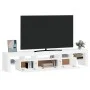 TV-Schrank mit LED-Leuchten weiß 200x36,5x40 cm von vidaXL, TV-Möbel - Ref: Foro24-3152810, Preis: 157,24 €, Rabatt: %
