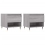 Couchtische 2 Stk. Sonoma graues Holzwerkstoff 50x46x50 cm von vidaXL, Couchtisch - Ref: Foro24-830905, Preis: 63,60 €, Rabat...