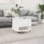 Glossy white engineered wood coffee table 50x46x50 cm by vidaXL, Coffee table - Ref: Foro24-830896, Price: 43,55 €, Discount: %