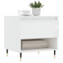 Glossy white engineered wood coffee table 50x46x50 cm by vidaXL, Coffee table - Ref: Foro24-830896, Price: 43,98 €, Discount: %