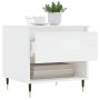 Glossy white engineered wood coffee table 50x46x50 cm by vidaXL, Coffee table - Ref: Foro24-830896, Price: 43,98 €, Discount: %