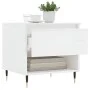 Glossy white engineered wood coffee table 50x46x50 cm by vidaXL, Coffee table - Ref: Foro24-830896, Price: 43,55 €, Discount: %