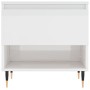Glossy white engineered wood coffee table 50x46x50 cm by vidaXL, Coffee table - Ref: Foro24-830896, Price: 43,98 €, Discount: %