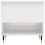 Glossy white engineered wood coffee table 50x46x50 cm by vidaXL, Coffee table - Ref: Foro24-830896, Price: 43,55 €, Discount: %