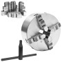 4-jaw self-centering lathe chuck 200 mm steel by vidaXL, Clamps and screws - Ref: Foro24-146712, Price: 227,38 €, Discount: %