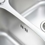 Doppelbeckenspüle mit Edelstahlsieb und Siphon von vidaXL, Sinkt - Ref: Foro24-145074, Preis: 143,51 €, Rabatt: %