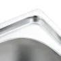 Doppelbeckenspüle mit Edelstahlsieb und Siphon von vidaXL, Sinkt - Ref: Foro24-145074, Preis: 130,95 €, Rabatt: %