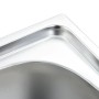 Double bowl sink with stainless steel strainer and siphon by vidaXL, Sinks - Ref: Foro24-145074, Price: 143,51 €, Discount: %