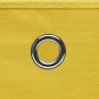 Storage boxes with lids 10 pcs yellow 28x28x28 cm by vidaXL, Storage baskets - Ref: Foro24-325226, Price: 54,37 €, Discount: %