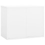 Armario archivador de acero blanco 90x46x72,5 cm