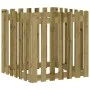 Fence design planter impregnated pine wood 70x70x70 cm by vidaXL, Pots and planters - Ref: Foro24-832466, Price: 42,81 €, Dis...