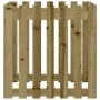 Fence design planter impregnated pine wood 70x70x70 cm by vidaXL, Pots and planters - Ref: Foro24-832466, Price: 42,81 €, Dis...