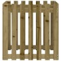 Fence design planter impregnated pine wood 70x70x70 cm by vidaXL, Pots and planters - Ref: Foro24-832466, Price: 43,29 €, Dis...
